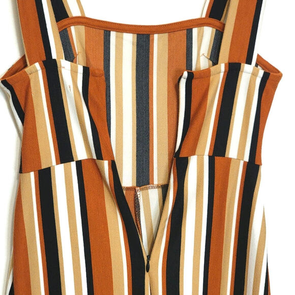 Urban Outfitters Striped Jumpsuit Sleeveless Wide Leg Boho Summer Casual Soft XS - Picture 10 of 15
